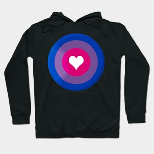 Pride Shield - Bi Flag Hoodie